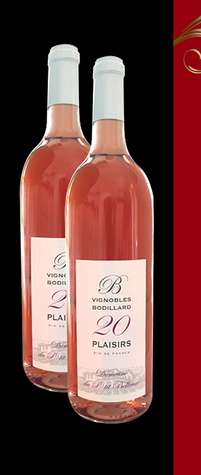 Vin rosé 20 Plaisirs